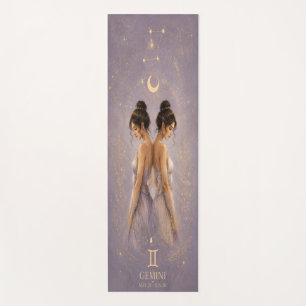 Tapis de Yoga Céleste du Zodiaque Gémeaux