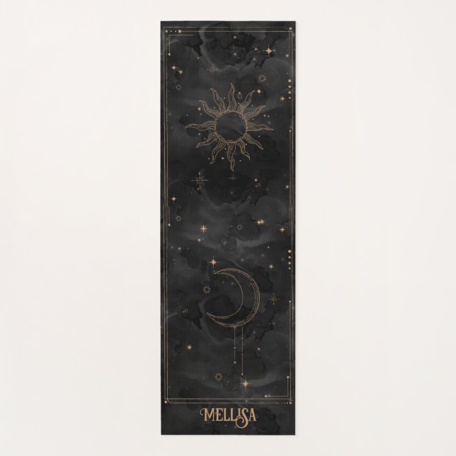 Tapis De Yoga Celestial Sun and Moon Yoga Mat (Devant)