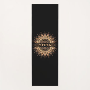 Tapis De Yoga Centre de yoga, yoga, sports, mandala, Mandala dor