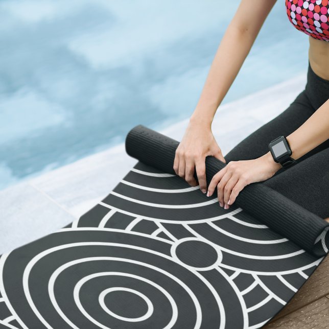 Tapis De Yoga cercles hypnotiques (Créateur téléchargé)