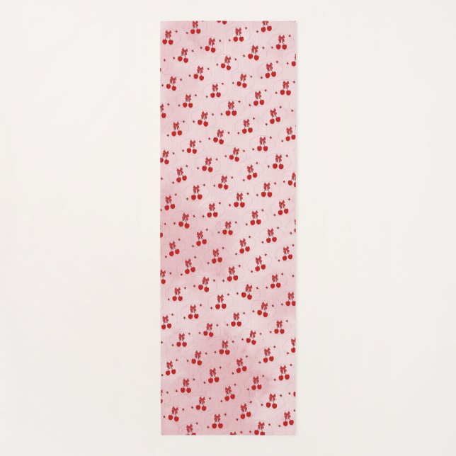 Tapis De Yoga Cerise (Devant)