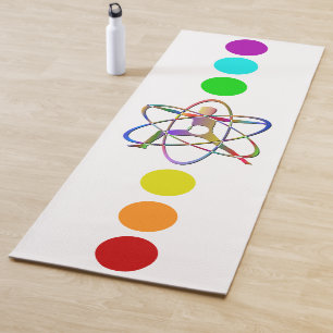 Tapis De Yoga Chakra arc-en-ciel équilibré
