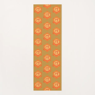 Tapis De Yoga Chakra orange, Yoga Mat