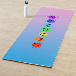 Tapis De Yoga Chakra Powered Mat de méditation