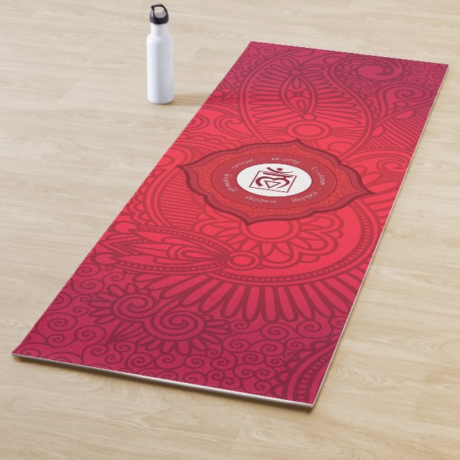 Tapis De Yoga Chakra Racine Yoga Mat - 08p (En situation)