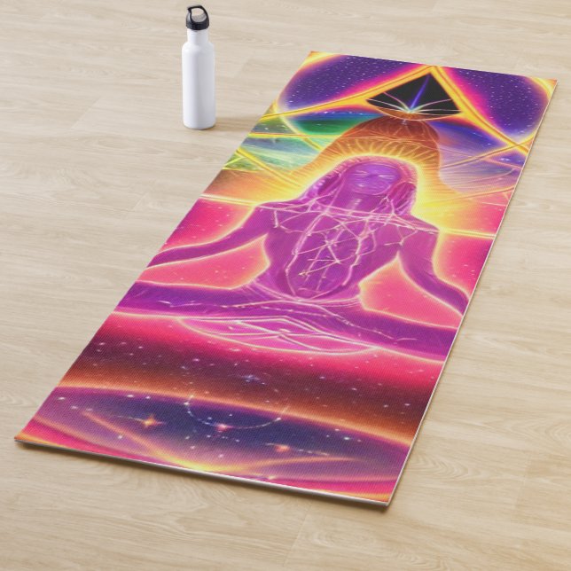 Tapis De Yoga Chakra spirituel Yoga Mat (En situation)