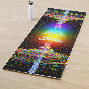 Tapis De Yoga Chakras Champ énergétique Lumière mystique