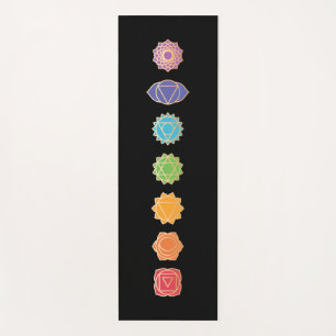 Tapis De Yoga Chakras Couleurs arc-en-ciel 7