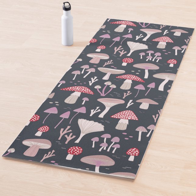 Tapis De Yoga Champignons des Toadstool de champignons (Mushroom toadstool and fungi yoga mat)
