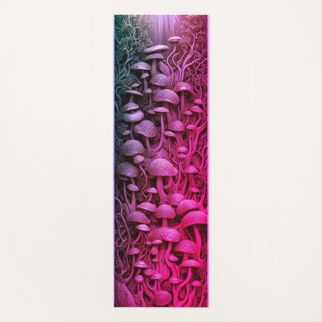 Tapis De Yoga Champignons magiques Coloré 3d Yoga Mat (Devant)