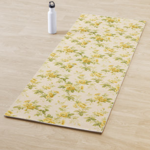 Tapis De Yoga Charmante ferme jaune d'or
