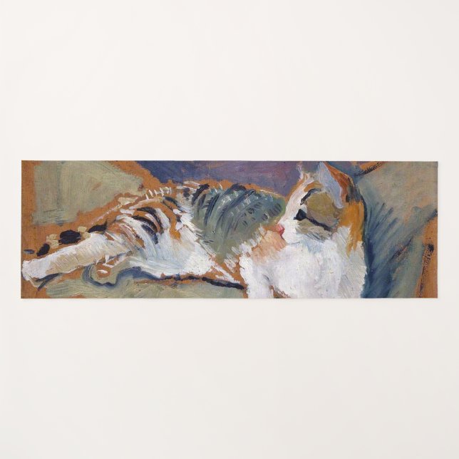 Tapis De Yoga Chat, Août Macke Yoga Mat (Devant (Horizontal))