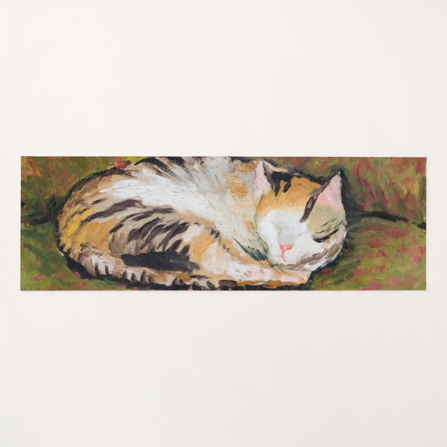 Tapis De Yoga Chat, Août Macke Yoga Mat (Devant (Horizontal))