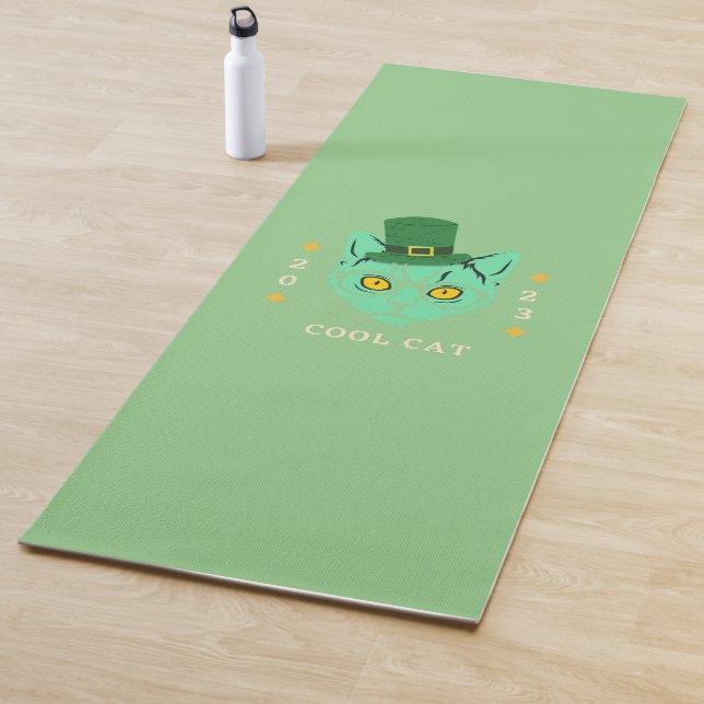 Tapis De Yoga Chat Cool Yoga Mat (En situation)