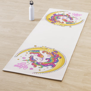 Tapis De Yoga Chat de Yoga magique Unicorne