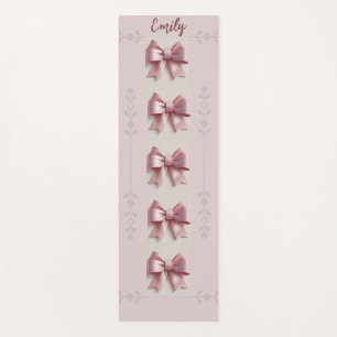 Tapis De Yoga Chat de Yoga rose personnalisé avec des vaches