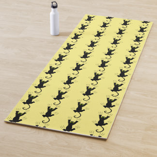 Tapis De Yoga Chat drôle glissant griffe grattage pattes griffes