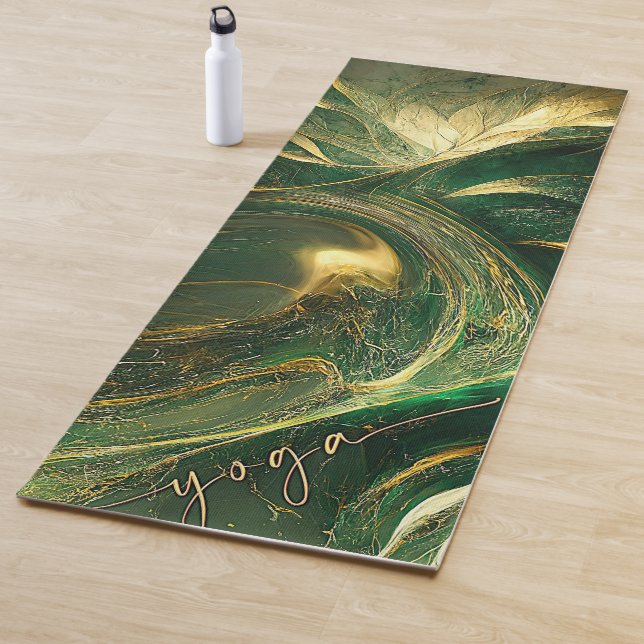 Tapis de Yoga Chaud Premium avec Serviette Antidér (En situation)