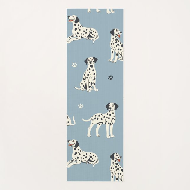 Tapis De Yoga Cher Dogs Dalmatien (Devant)