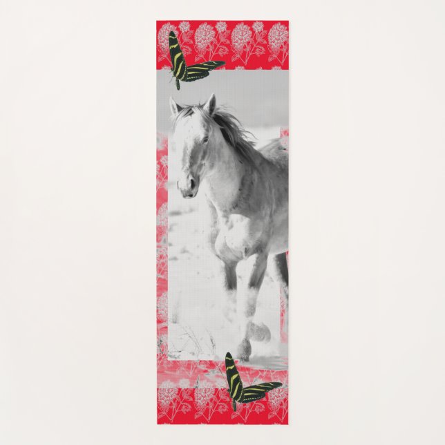Tapis De Yoga CHEVAUX SAUVAGES D'UTAH YOGA Mat (Devant)