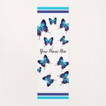 Cheveux couronné - papillon bleu personnalisé Yo