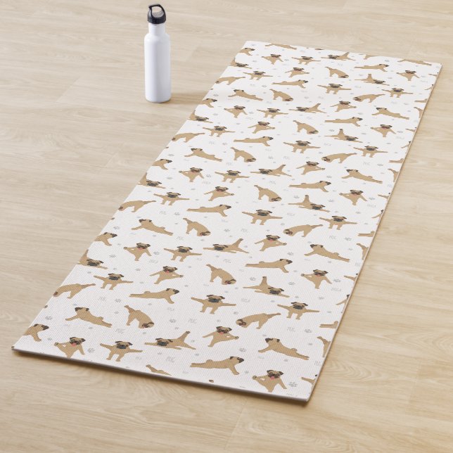 Tapis De Yoga Chien carlin Yoga Mat (En situation)