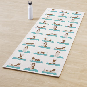 Tapis De Yoga Chien de Basset Hound yoga