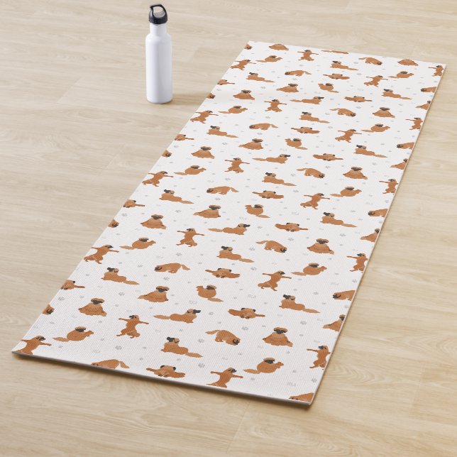 Tapis De Yoga Chien Leonberger Yoga Mat (En situation)
