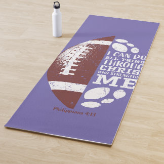 Tapis De Yoga Christian Football Gifts Teen Boys Kids Men Religi