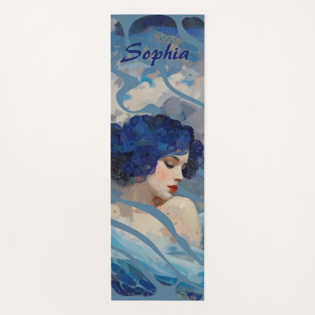 Tapis De Yoga Chuchotements de la Déesse de l'Océan (Devant)