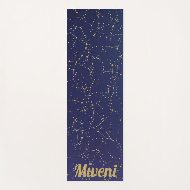 Tapis De Yoga ciel bleu et orion étoile constellation Yoga Mat (Devant)