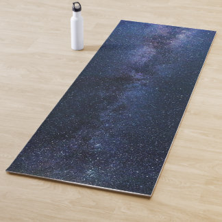 Tapis De Yoga Ciel étoilé bleu minuit