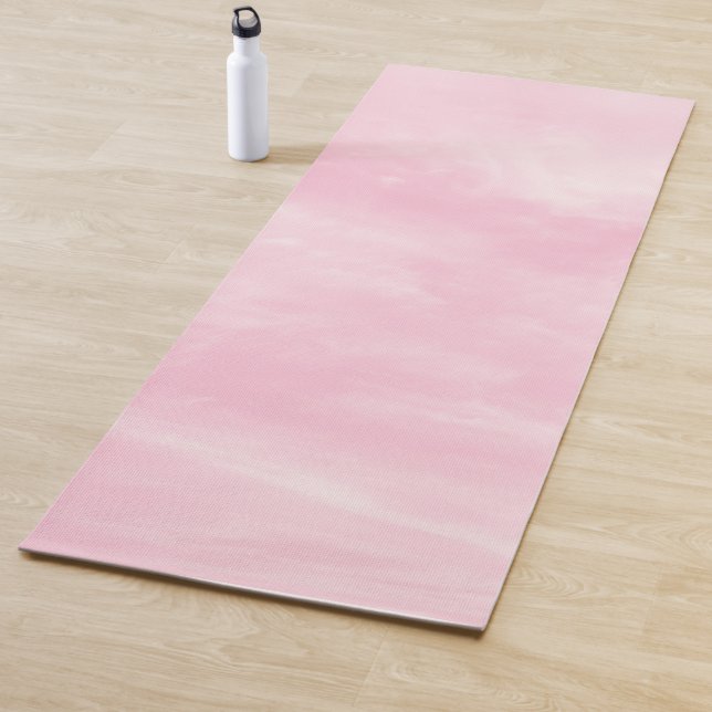 Tapis De Yoga Ciel rose 1 (En situation)