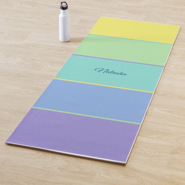 Tapis De Yoga Cinq Palettes Conception 2 Côtés Yoga Mat (En situation)