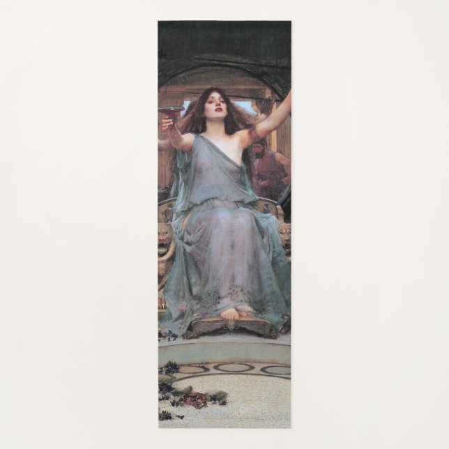Tapis De Yoga Circe Offrant la Coupe à Odysseus, Waterhouse (Devant)