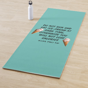 Tapis De Yoga Citation Silencieuse de crème glacée - Conseils Li