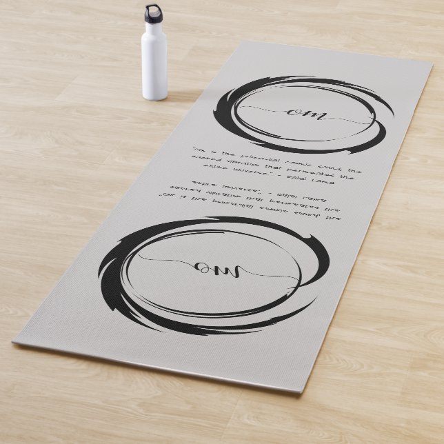 Tapis De Yoga Citation zen : Sagesse et méditation (En situation)