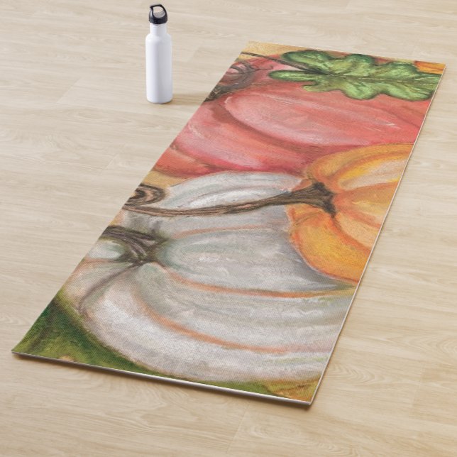 Tapis de Yoga Citrouilles (En situation)