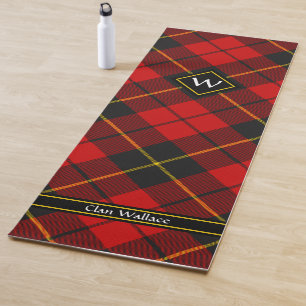 Tapis De Yoga Clan Wallace Tartan Yoga Mat