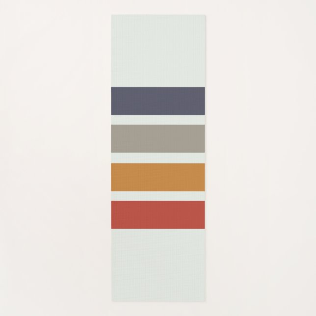 Tapis De Yoga Classic Retro Stripes Douche Rideau Linge (Devant)