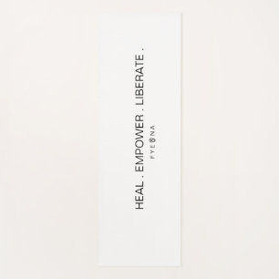 Tapis De Yoga Classique blanc de FYEONA