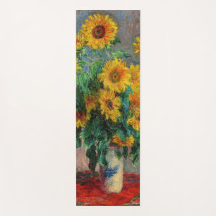 Tapis De Yoga Claude Monet - Bouquet de tournesols