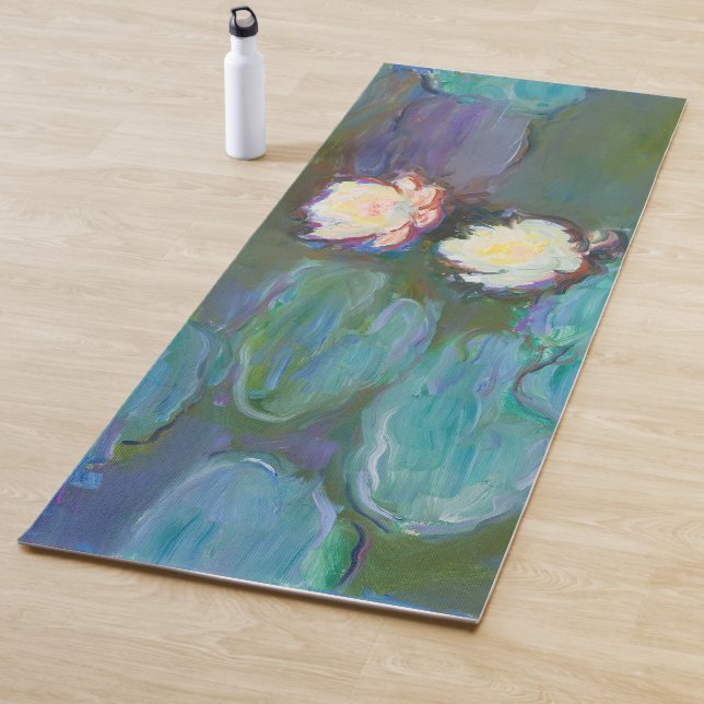 Tapis De Yoga Claude Monet Impressionniste L'Eau Lillies Nymphea (En situation)
