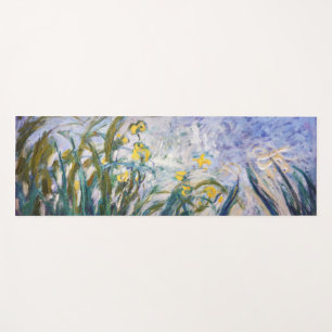 Tapis De Yoga Claude Monet - Iris jaunes et violets