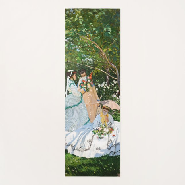 Tapis De Yoga Claude Monet - Les femmes dans le jardin (Devant)