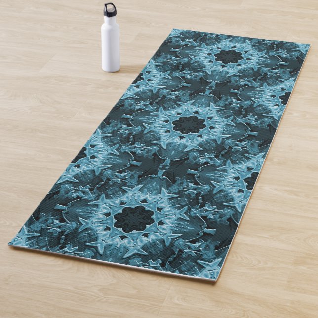 Tapis De Yoga clôture turquoise..... (En situation)