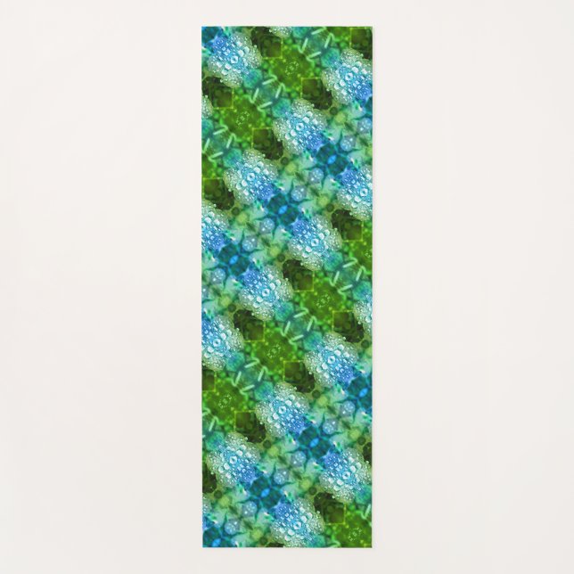 Tapis De Yoga Clover Ikat Pouf x GL (Devant)