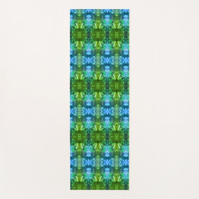 Tapis De Yoga Clover Ikat Pouf x GL Too (Devant)