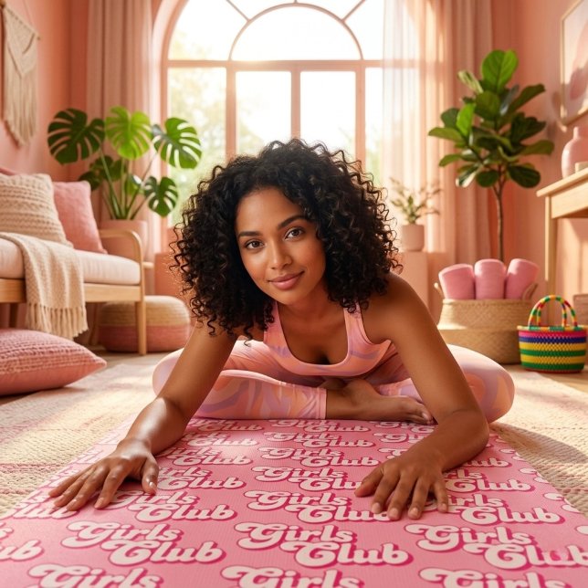 Tapis De Yoga Club de filles (Créateur téléchargé)