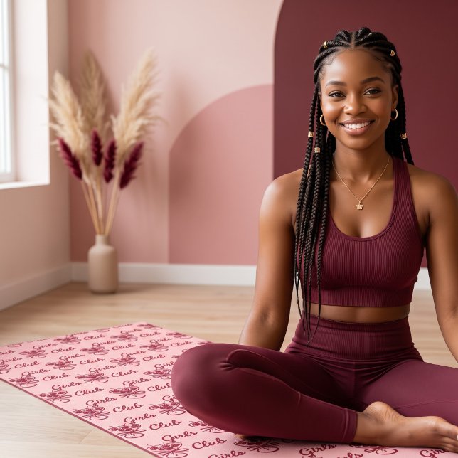 Tapis De Yoga Club des Filles (Créateur téléchargé)
